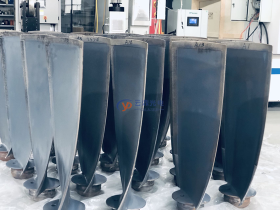 3. Fan Blade Laser Cladding
