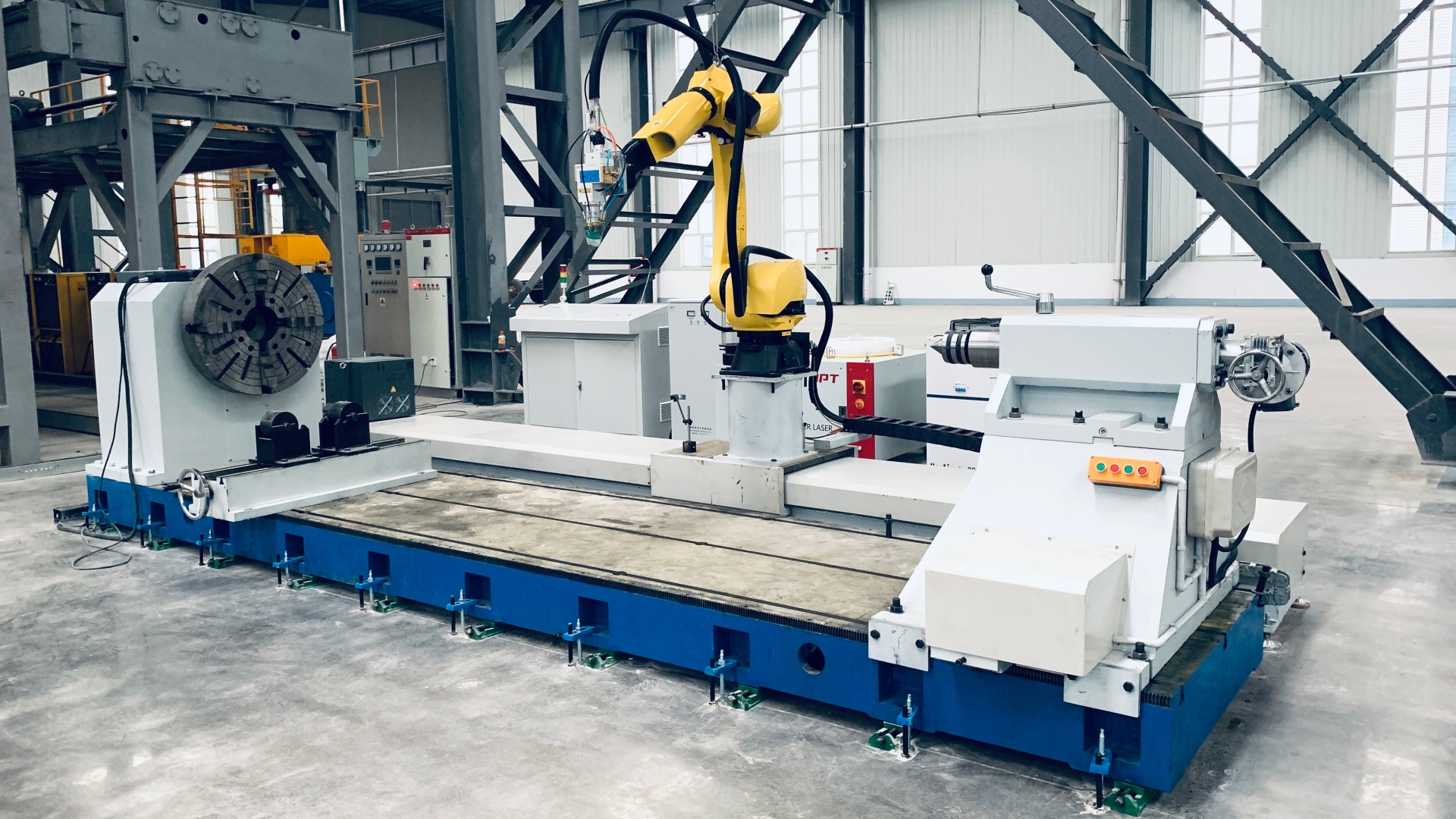 Robot based Shaft laser cladding machine