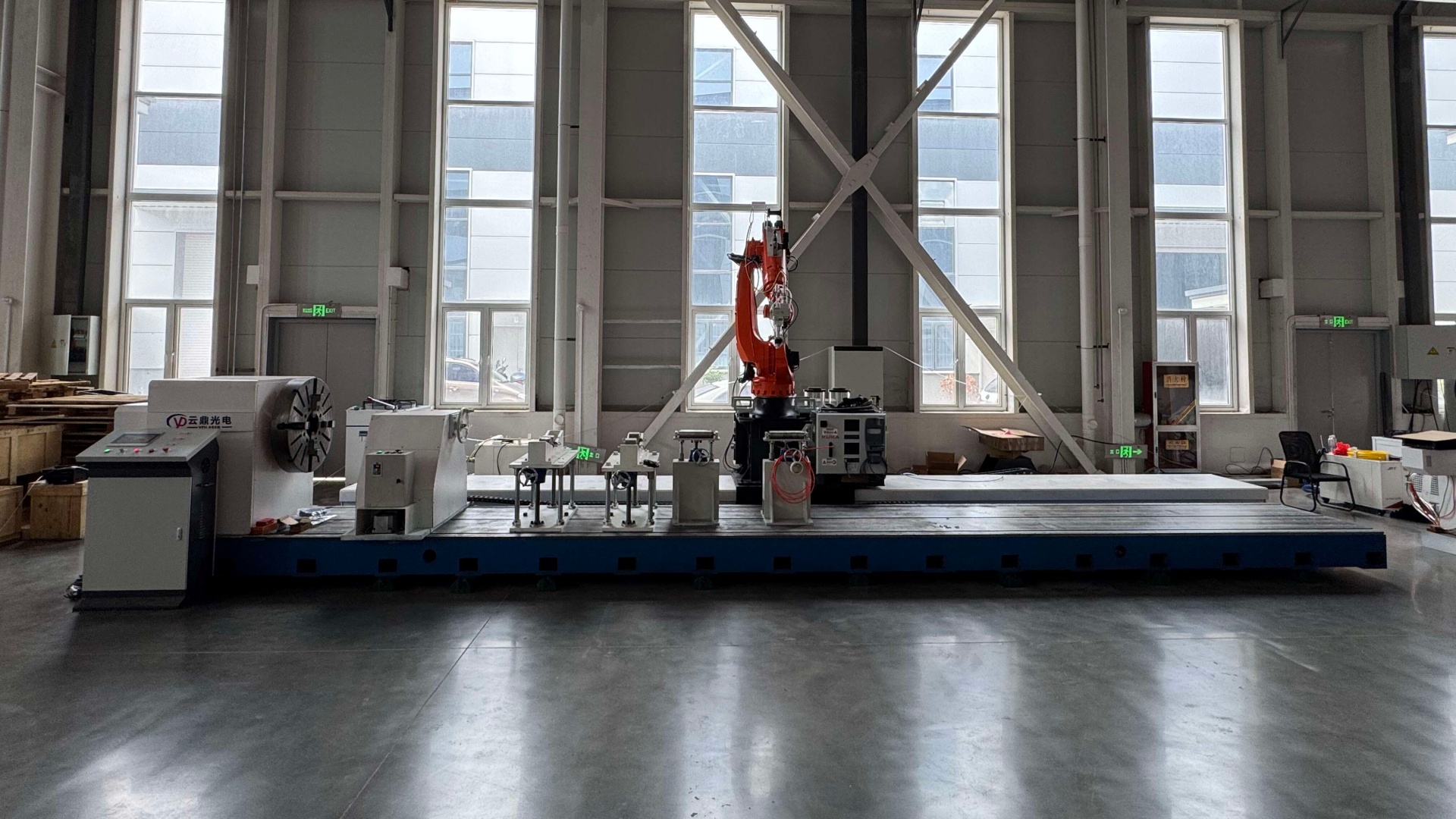 Robot based Shaft laser cladding machine