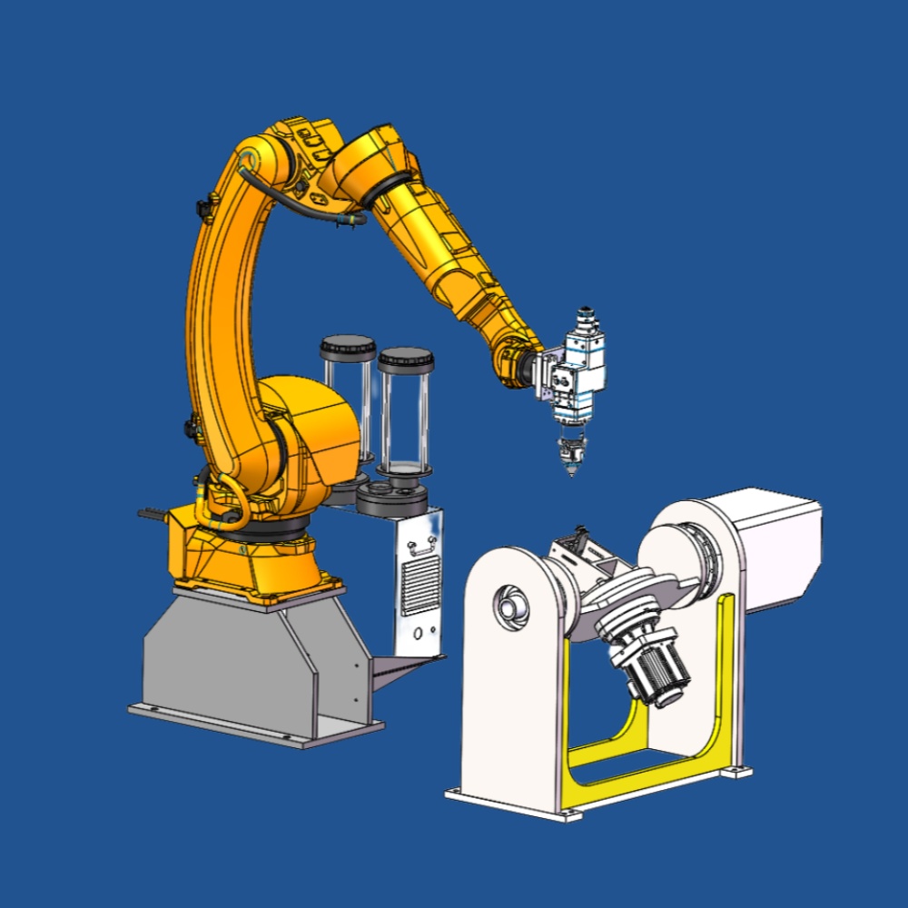 Standard Robot Based Laser Cladding Machine